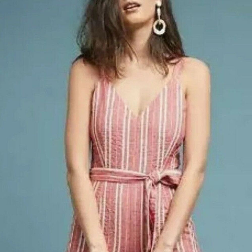 Anthropologie Ett:Twa Robin Cropped Jumpsuit